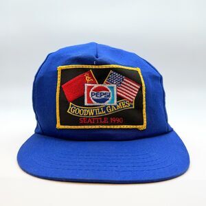 VNTG 1990 Goodwill Games Seattle Pepsi Hat - LIKE NEW